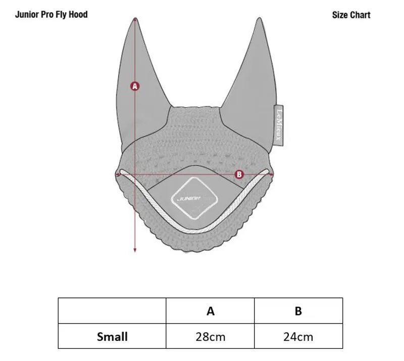 Junior Pro Fly Hood Sizing